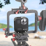 PULUZ Custodia Guscio Gabbia protettiva in lega di alluminio CNC per GoPro Max, Aluminum Alloy Cage