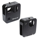 PULUZ per GoPro Fusion Shell Housing Gabbia protettiva in lega di alluminio CNC con supporto di base e copriobiettivo, For GoPro Fusion