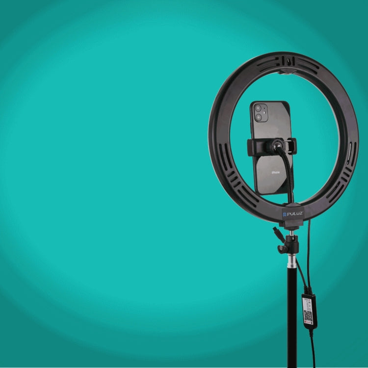 Anello LED RGBW 10.2" con telecomando e testa a sfera