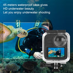 PULUZ Custodia subacquea impermeabile da 45 m per GoPro MAX, con fibbia di montaggio di base e vite, Waterproof Case