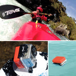PULUZ Spugna Galleggiante con Adesivo Adesivo per GoPro Hero11 Black / HERO10 Black / HERO9 Black /HERO8 / HERO7 /6 /5 /5 Session /4 Session /4 /3+ /3 /2 /1, Insta360 ONE R, DJI Osmo Action eAltre action camera, Sponge with Sticker
