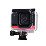PULUZ Custodia per immersione subacquea con profondità di 60 m Custodia impermeabile per fotocamera per Insta360 ONE R 4K Edizione grandangolare, For Insta360 ONE R 4K Edition