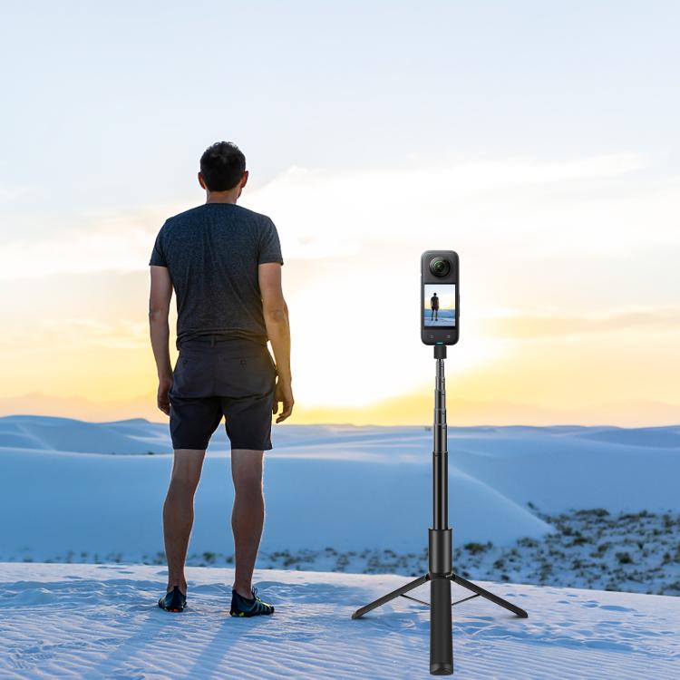 Bastone selfie retrattile 1,22 m con treppiede per Insta360