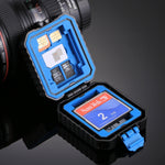 Custodia per scheda di memoria PULUZ 11 in 1 per schede 3SIM + 2XQD + 2CF + 2TF + 2SD, 11 in 1