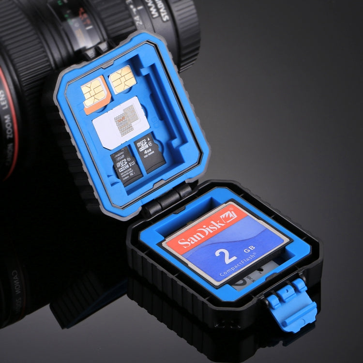 Custodia per scheda di memoria PULUZ 11 in 1 per schede 3SIM + 2XQD + 2CF + 2TF + 2SD, 11 in 1