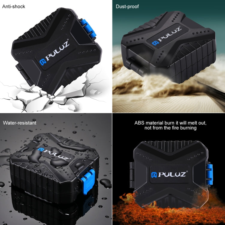 Custodia per scheda di memoria PULUZ 11 in 1 per schede 3SIM + 2XQD + 2CF + 2TF + 2SD, 11 in 1