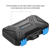 Custodia per scheda di memoria PULUZ 27 in 1 per 4CF + 8SD + 9TF + 1 PIN scheda + 1 SIM standard + 2 Micro-SIM + 2 Nano-SIM, 27 in 1, 27 in 1 (US)
