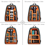 PULUZ Zaino per fotocamera con stabilizzatore PTZ portatile impermeabile antigraffio a doppia spalla con copertura antipioggia per fotocamera digitale, DJI Ronin-SC / Ronin-S, Backpack(Black RU), Backpack(Grey RU), Backpack(Grey), Backpack(Blue)       ...