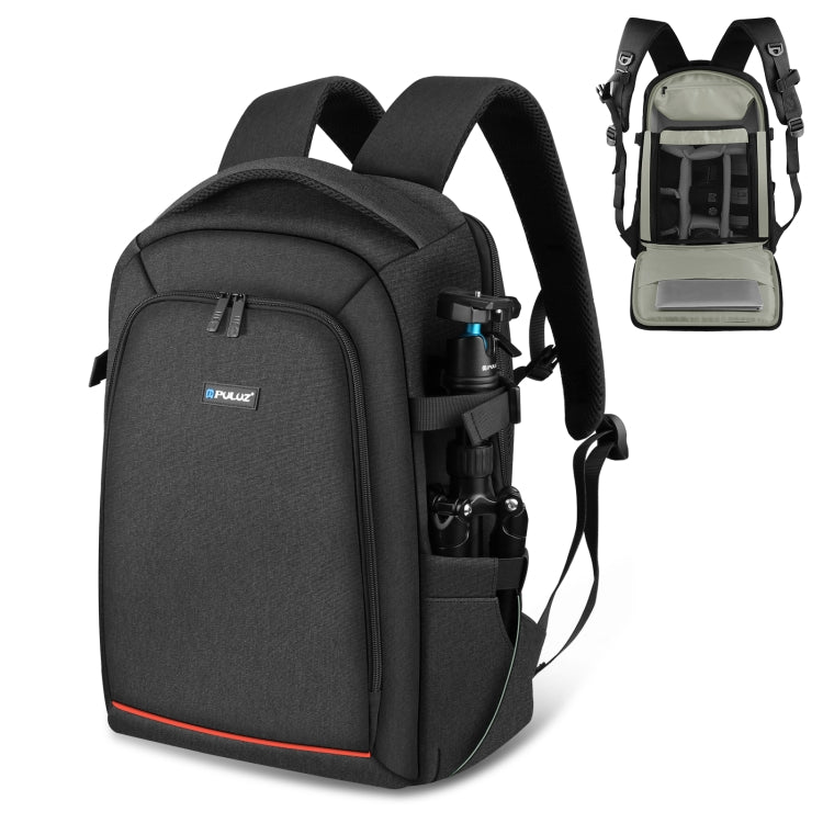 PULUZ Zaino per fotocamera con stabilizzatore PTZ portatile impermeabile antigraffio a doppia spalla con copertura antipioggia per fotocamera digitale, DJI Ronin-SC / Ronin-S, Camera Bag(Black RU), Camera Bag(Black)