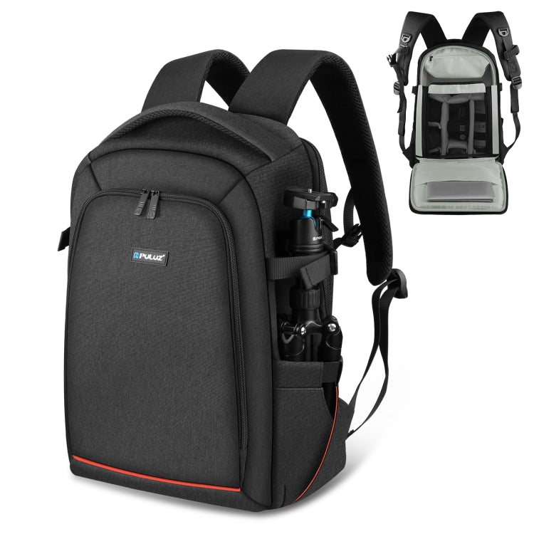 PULUZ Zaino per fotocamera con stabilizzatore PTZ portatile impermeabile antigraffio a doppia spalla con copertura antipioggia per fotocamera digitale, DJI Ronin-SC / Ronin-S, Camera Bag(Black RU), Camera Bag(Black)