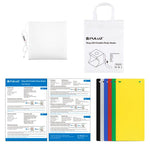 PULUZ Anello LED da 23 cm Pannello LED pieghevole Luce portatile Illuminazione fotografica Kit tenda da studio con fondali a 6 colori (nero, bianco, giallo, rosso, verde, blu), dimensioni da aperto: 24 cm x 23 cm x 23 cm, 23cm Ring LED Panel (RU)      ...