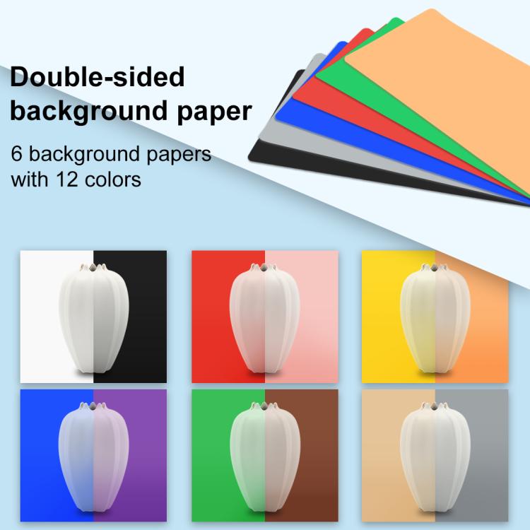 PULUZ 25 cm pieghevole portatile alta 97 CRI luce anulare illuminazione fotografica studio tenda da tiro con 12 colori fondali, dimensioni: 25 cm x 25 cm x 25 cm, 25cm High CRI Box, 25cm High CRI Box US