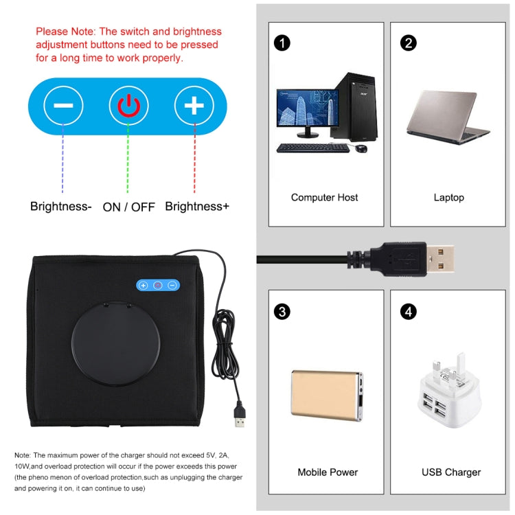 PULUZ 25 cm pieghevole portatile alta 97 CRI luce anulare illuminazione fotografica studio tenda da tiro con 12 colori fondali, dimensioni: 25 cm x 25 cm x 25 cm, 25cm High CRI Box, 25cm High CRI Box US