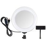 Anello LED 7.9" USB dimmerabile con specchio