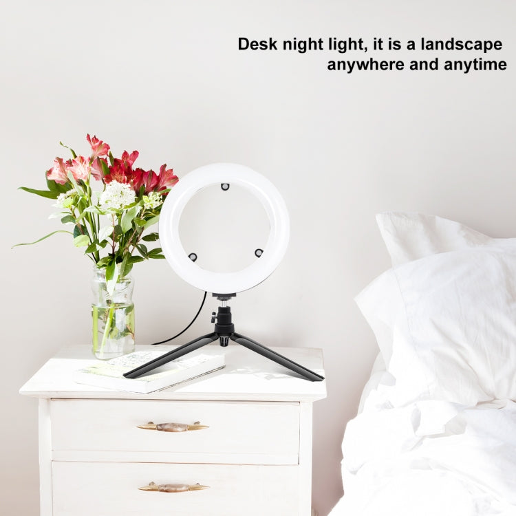 Anello LED 7.9" USB dimmerabile con specchio