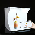 PULUZ 30 cm pieghevole portatile pannello luminoso ad anello illuminazione fotografica studio tenda da tiro kit con 6 colori fondali (nero, bianco, giallo, rosso, verde, blu), dimensioni da aperto: 31 cm x 31 cm x 32 cm, 30cm Box(RU), 30cm Box