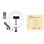 Anello luminoso LED RGB 7,9" USB dimmerabile con morsetto