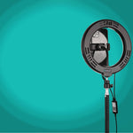 Anello luminoso LED RGB 7,9" USB dimmerabile con morsetto