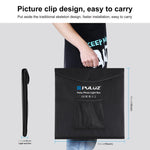 PULUZ 40cm Pieghevole Portatile 24W 5500K Luce Bianca Dimmerabile Illuminazione Fotografica Kit Tenda da Studio con 6 Colori (Nero, Arancione, Bianco, Rosso, Verde, Blu) Fondali, 40cm Box(UK/AE), 40cm Box(US), 40cm Box(UK), 40cm Box(EU), 40cm Box(AU)