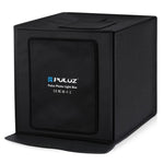 PULUZ Photo Studio Light Box Tenda portatile 60 x 60 x 60 cm LED 5500K Luce bianca dimmerabile Mini 36W Kit tenda da studio fotografico con 6 fondali rimovibili (Nero Arancione Bianco Verde Blu Rosso), 60cm Box(US), 60cm Box(UK), 60cm Box(EU)          ...