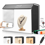 PULUZ Photo Studio Light Box Kit portatile per tende da studio fotografico cubico da 60 x 40 cm con 6 fondali colorati, 60 x 40cm (UK), 60 x 40cm (EU), 60 x 40cm (AU), 60 x 40cm (US)