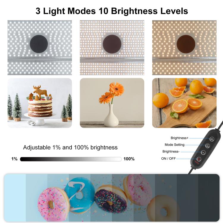 PULUZ Photo Studio Light Box Kit portatile per tende da studio fotografico cubico da 60 x 40 cm con 6 fondali colorati, 60 x 40cm (UK), 60 x 40cm (EU), 60 x 40cm (AU), 60 x 40cm (US)
