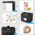 PULUZ Photo Studio Light Box Kit portatile per tende da studio fotografico cubico da 60 x 40 cm con 6 fondali colorati, 60 x 40cm (UK), 60 x 40cm (EU), 60 x 40cm (AU), 60 x 40cm (US)