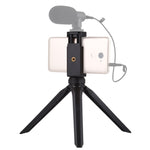 PULUZ Pocket Mini supporto treppiede in plastica con morsetto per telefono per smartphone, Plastic Tripod (Black), Plastic Tripod (Pink)
