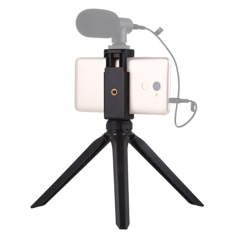 PULUZ Pocket Mini supporto treppiede in plastica con morsetto per telefono per smartphone, Plastic Tripod (Black), Plastic Tripod (Pink)