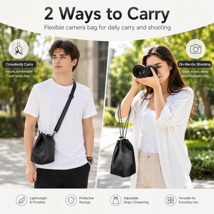 Borsa imbottita protettiva per fotocamere mirrorless e DSLR S