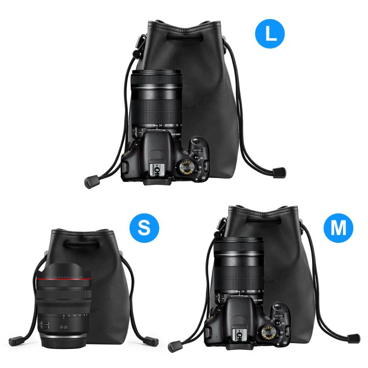 PULUZ Camera Protective Inner Bag Thick Padded Carrying Pouch with Shoulder Strap for Mirrorless & DSLR Cameras, Size: S, Size: S