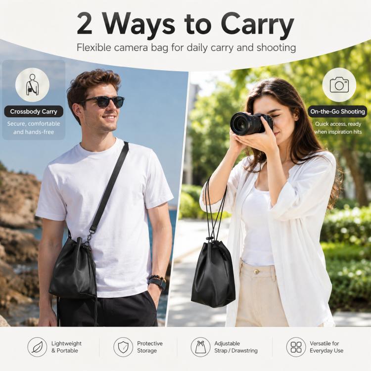Borsa interna protettiva per fotocamera M in pelle