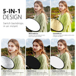 PULUZ 110 cm 5 in 1 (Argento/Traslucido/Oro/Bianco/Nero) Pannello riflettente pieghevole per studio fotografico, 110cm Reflector(AE), 110cm Reflector