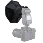 Softbox diffusore di luce flash morbido pieghevole stile ottagonale PULUZ da 20 cm, 20cm Octangle