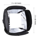 Custodia morbida pieghevole per softbox con diffusore di luce flash PULUZ, dimensioni: 23 cm x 23 cm, 23cm Softbox
