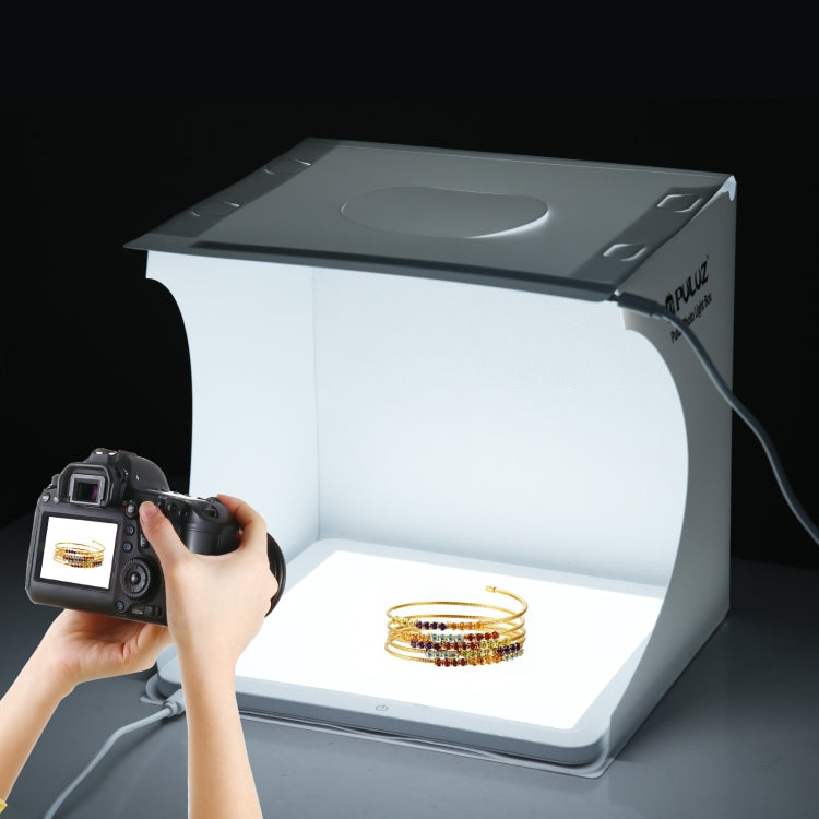 Tappetino luminoso senza ombre LED PULUZ per scatola da studio fotografico da 30 cm, 30cm Shadowless Light