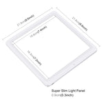 PULUZ Tappetino luminoso a LED senza ombre da 20 cm per box da studio fotografico, 20cm Shadowless Light