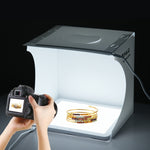 PULUZ Tappetino luminoso a LED senza ombre da 20 cm per box da studio fotografico, 20cm Shadowless Light