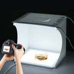 PULUZ Mini LED Fotografia Lampada a luce senza ombre Pannello Pad + Scatola per tenda da tiro in studio, Materiale acrilico, Area effettiva 20 cm x 20 cm, 20cm(2 LED) + Shadowless Light(RU), 20cm(2 LED) + Shadowless Light