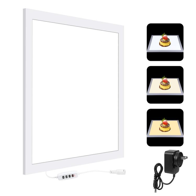 PULUZ 1000LM LED Acrilico No Polare Oscuramento Luce Senza Ombre con Interruttore per Scatola da Studio Fotografico da 40 cm, Light(US), Light(UK), Light(EU), Light(AU), Light (JP PSE Certified)