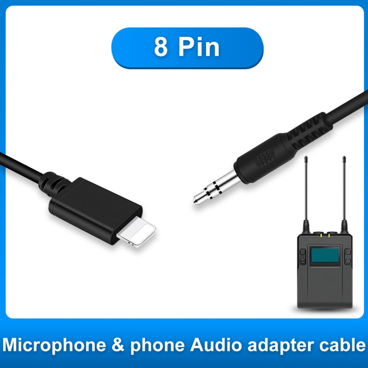 Adattatore audio 3,5 mm TRRS a 8 pin per iPhone