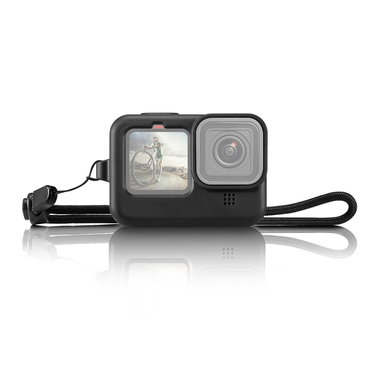 Custodia in silicone per GoPro HERO9/10/11/12 con cinturino da po