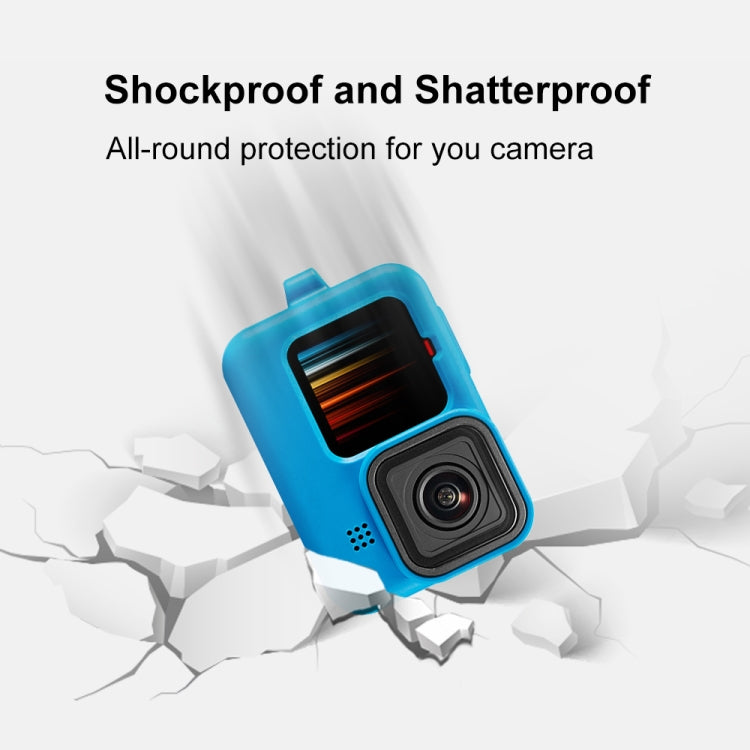 Custodia in silicone per GoPro HERO9/10/11/12 con cinturino da po