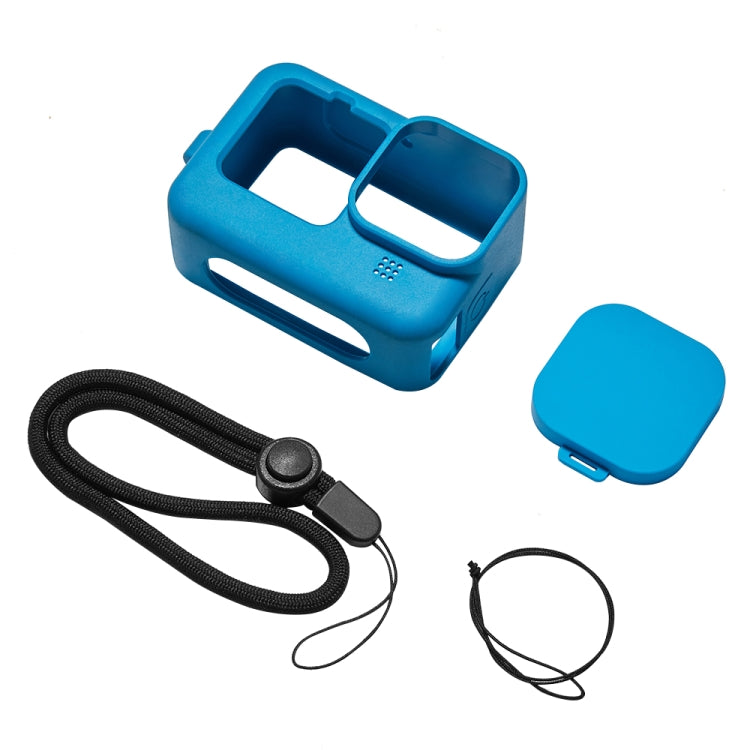 Custodia in silicone per GoPro HERO9/10/11/12 con cinturino da po