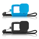 Custodia in silicone per GoPro HERO9/10/11/12 con cinturino da po