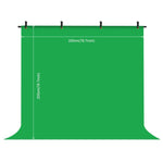 PULUZ 2x2m Kit staffa traversa per fondale per studio fotografico a forma di T, supporto per fondale con clip, 2 x 2m Bracket Kit