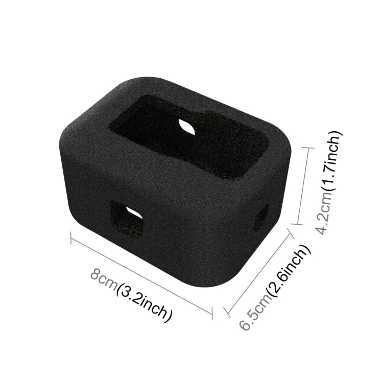 PULUZ per GoPro HERO12 Nero /11 Nero /10 Nero /9 Nero Custodia in schiuma per parabrezza, For GoPro HERO9 Black