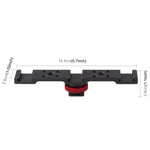 Supporto per staffa per pattino freddo a tre teste PULUZ, Three-head Mount