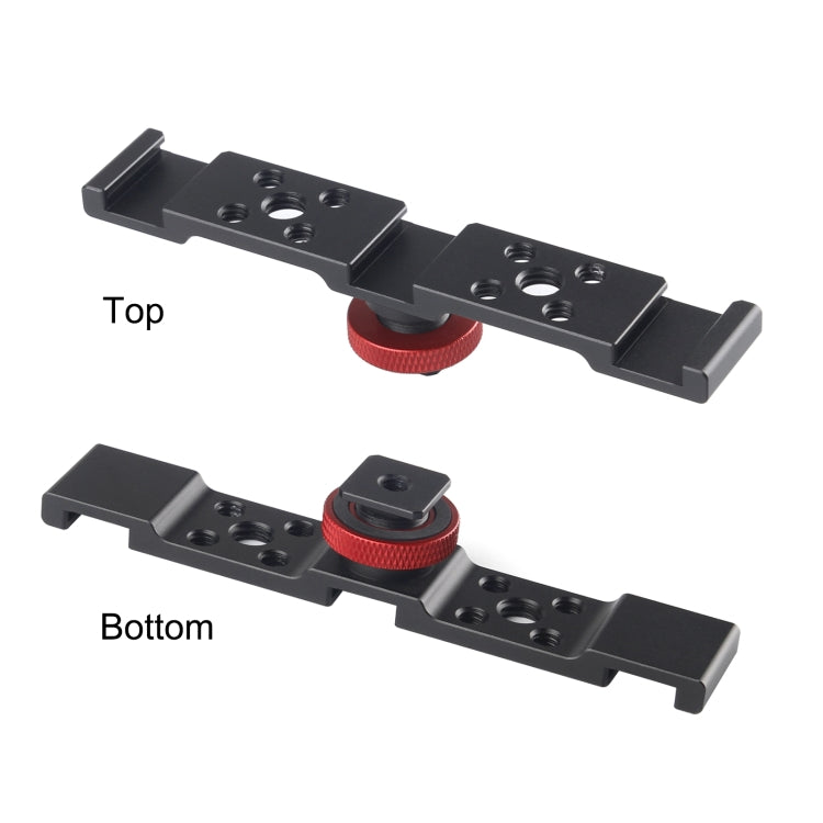 Supporto per staffa per pattino freddo a tre teste PULUZ, Three-head Mount