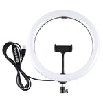Luce anello LED 30cm RGBW dimmerabile USB 10 modalità